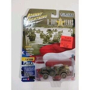 Johnny Lightning D-Day 75 Ann. 1:64 DieCast U.S. Army Dodge WC57 Command Car
